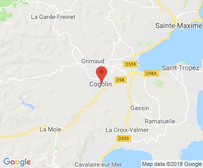 Google Map of Coq Hotel Cogolin